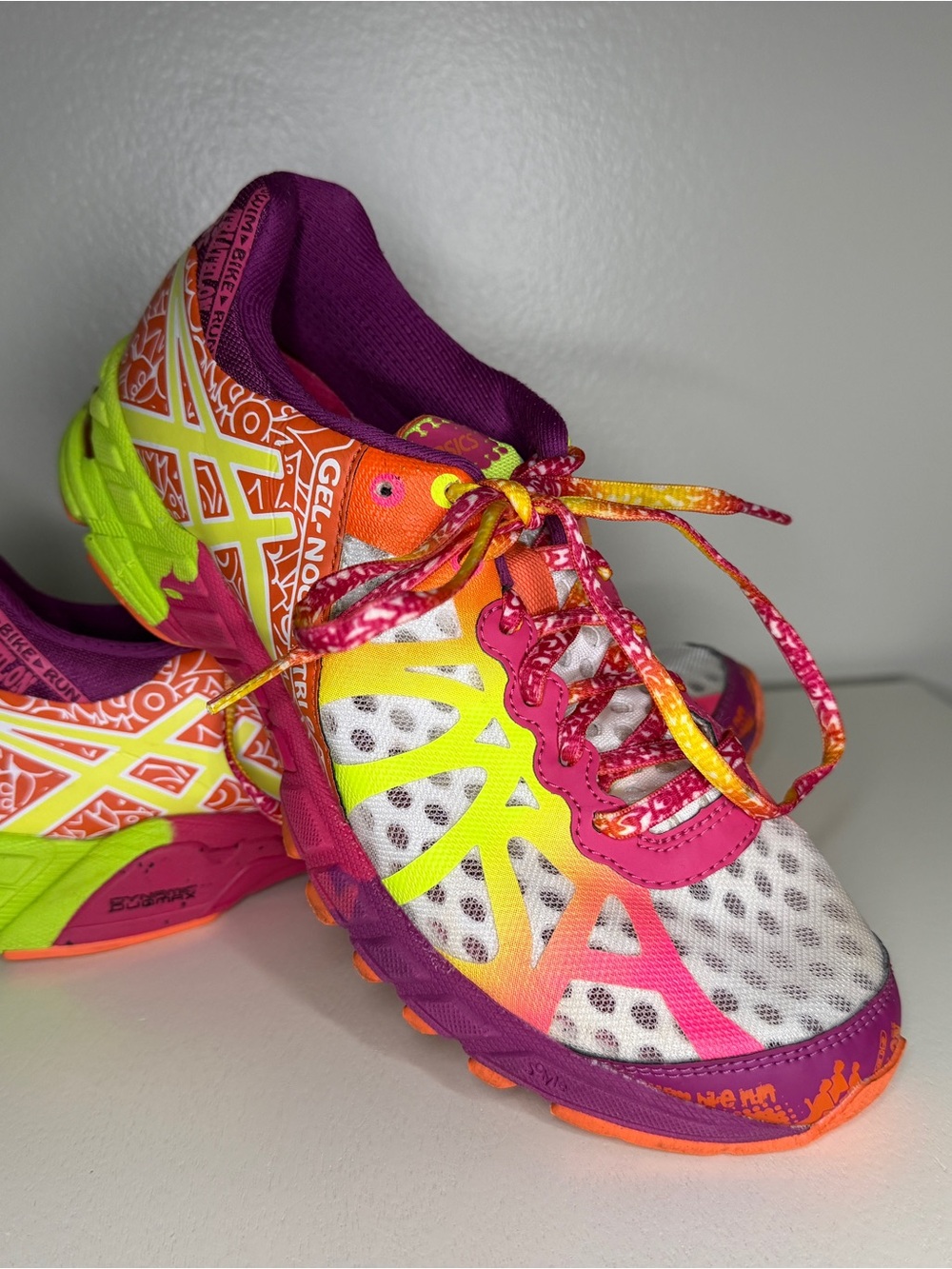 ASICS Gel Noosa Tri 9 Athletic Running Shoes Sz 7 Triathlon
